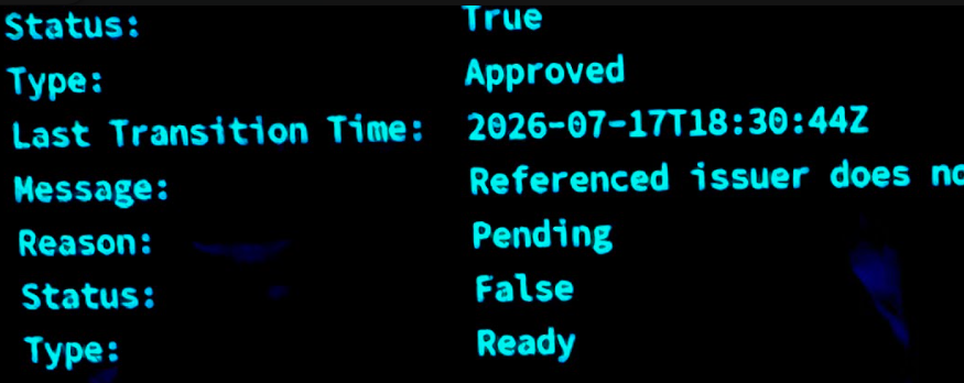 Reason: Pending